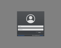 Modal backdrop login bootstrap 5.1.3 com icone