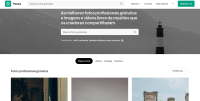 Site de imagens Pexels